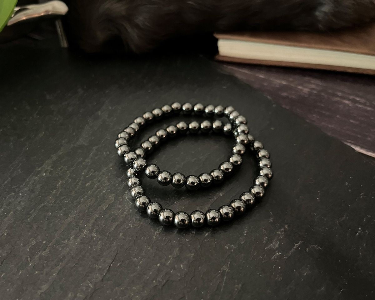 Silver Hematite Bracelet