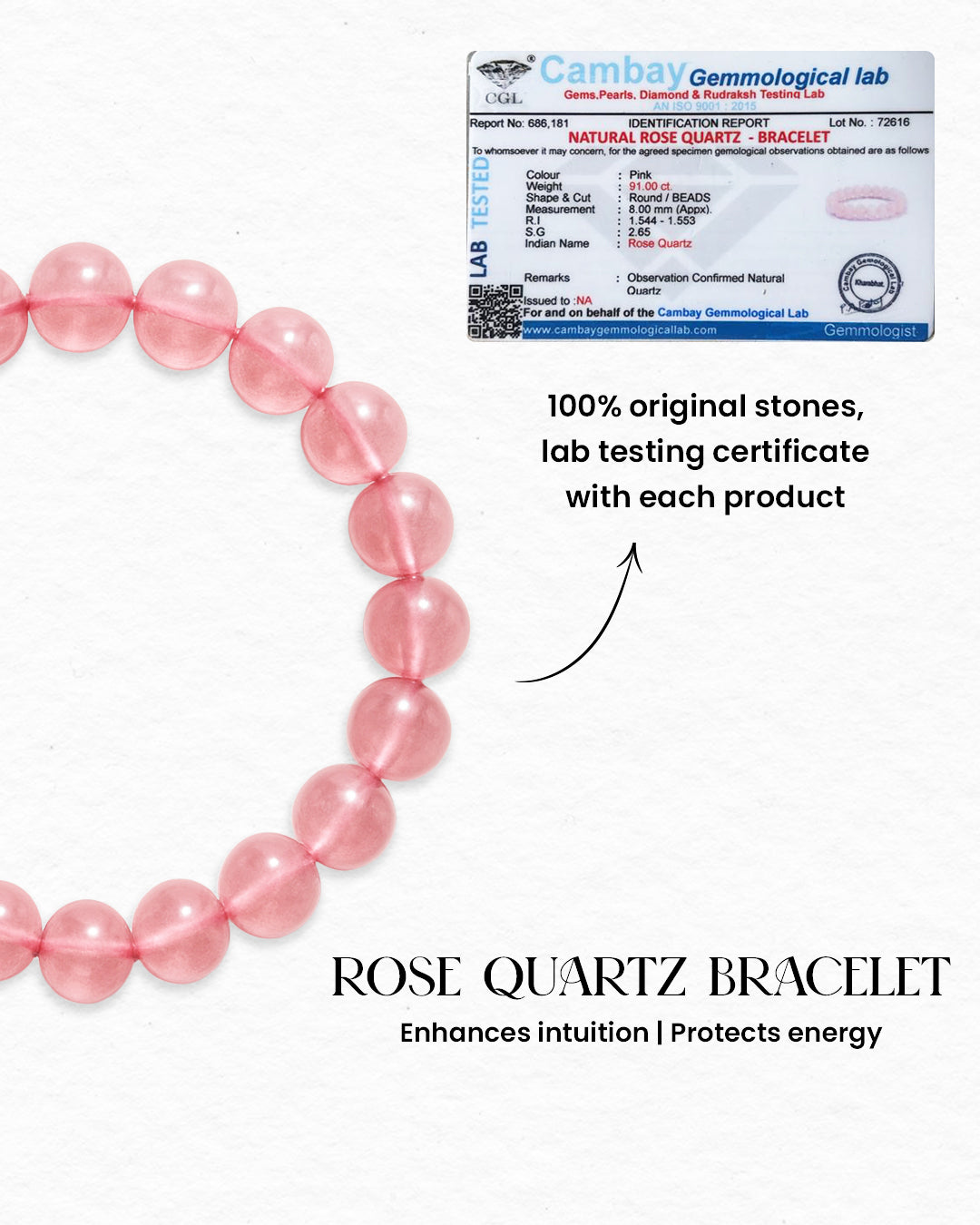 Rose Quartz Bracelet