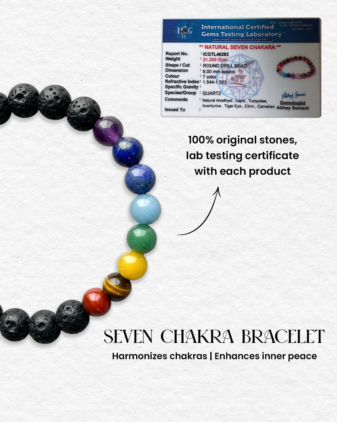 Seven Chakra Bracelet